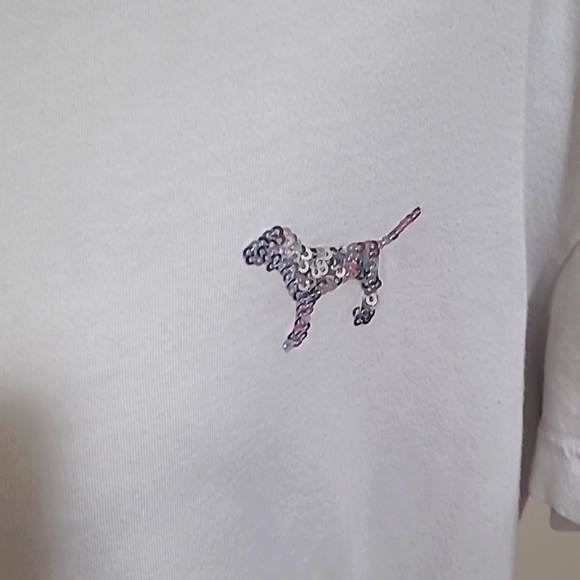 Victoria's Secret PINK Blinged out tshirt size XL - Picture 2 of 5